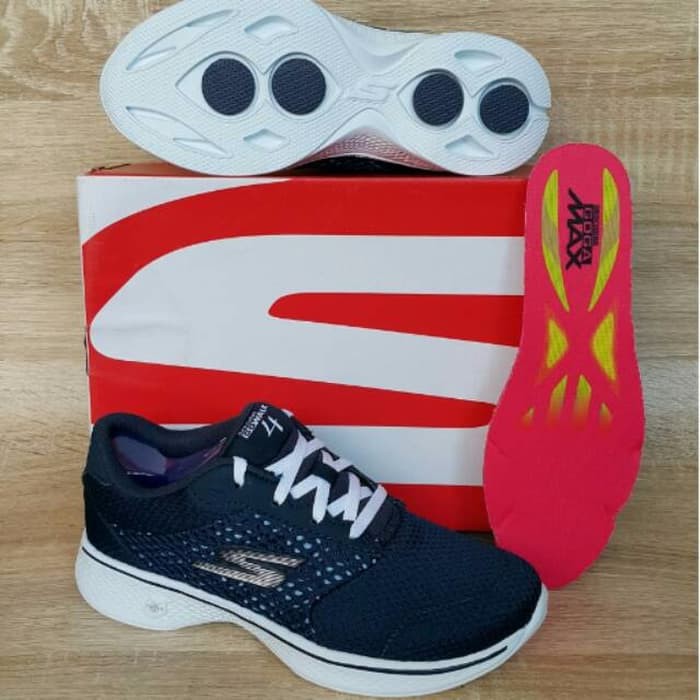 (RESTOCK) Sepatu Wanita Skechers Gowalk 4 Lace Up Navy
