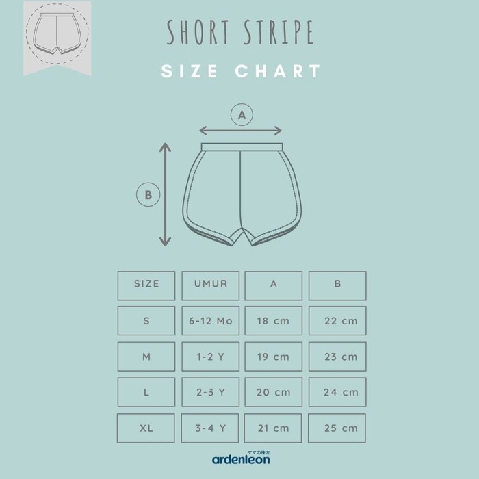 Makassar ! Short with Stripe ARDENLEON