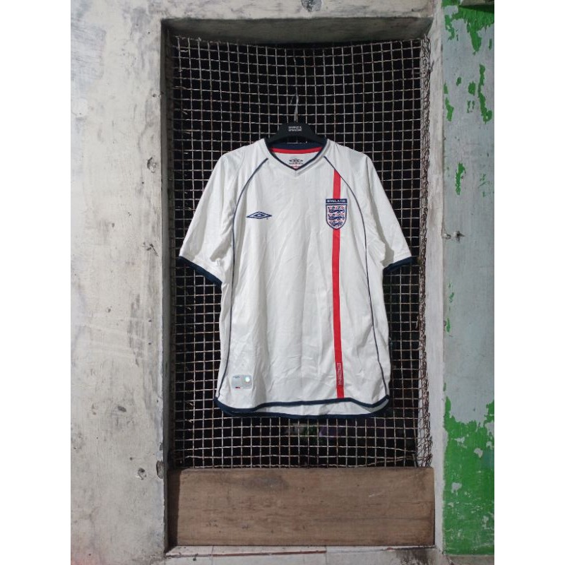 Jersey bola original Umbro Inggris England 2001 01