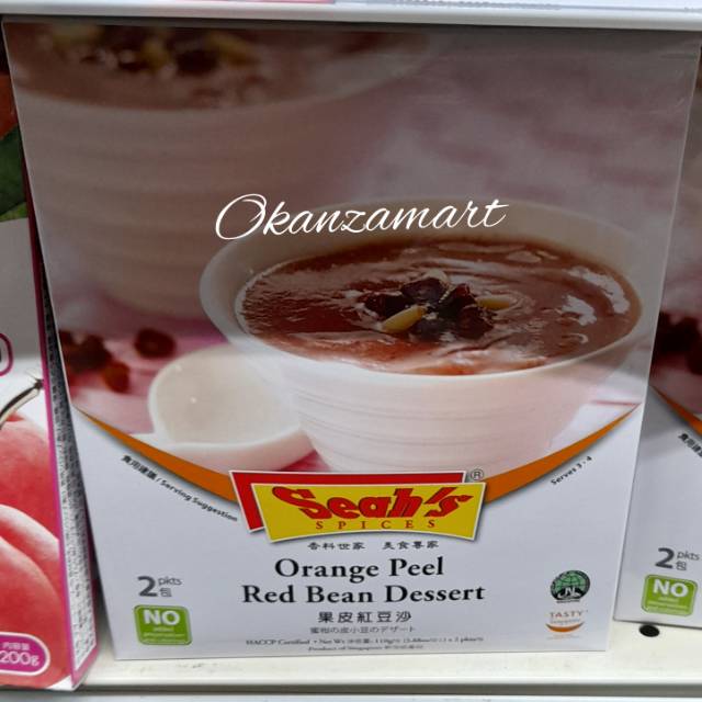 

Seah's Seahs Orange Peel Red Bean Dessert 2x110gr