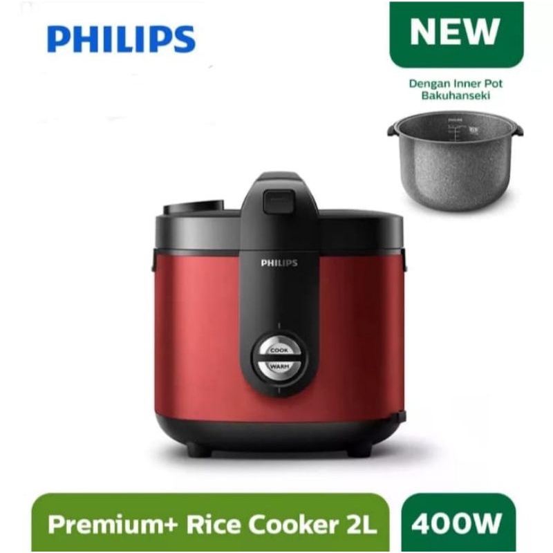 Philips Rice Cooker 2 L HD3138 Premium Plus Magic Com Philips