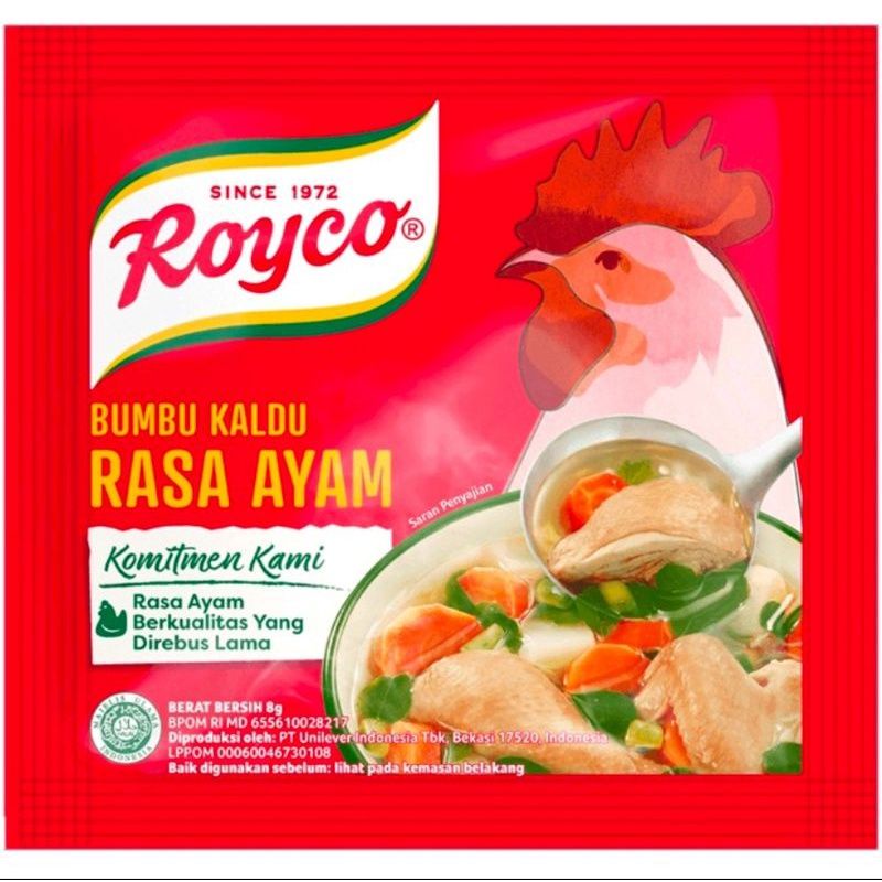 

royco bumbu penyedap rasa ayam dan sapi 12pcs
