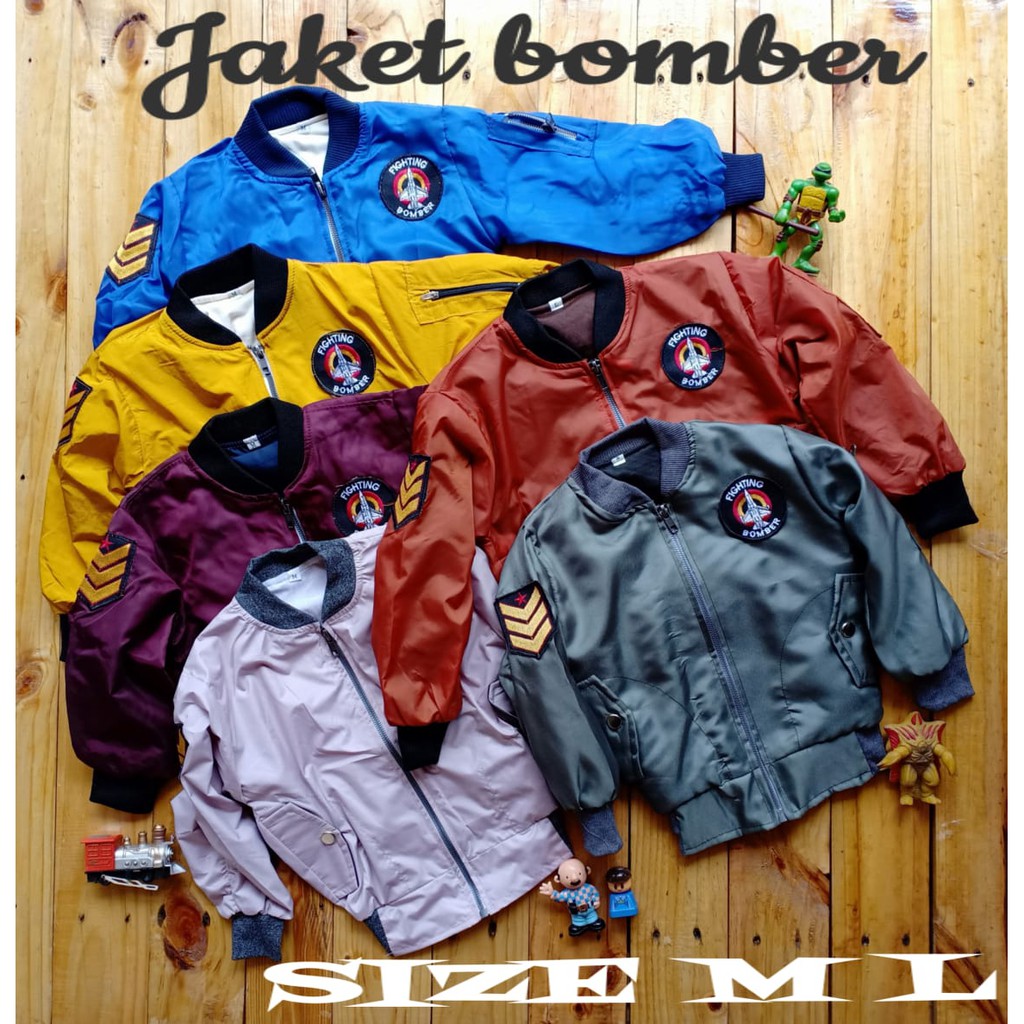 Jaket Bomber Anak 1-8thn Jaket Anak Murah