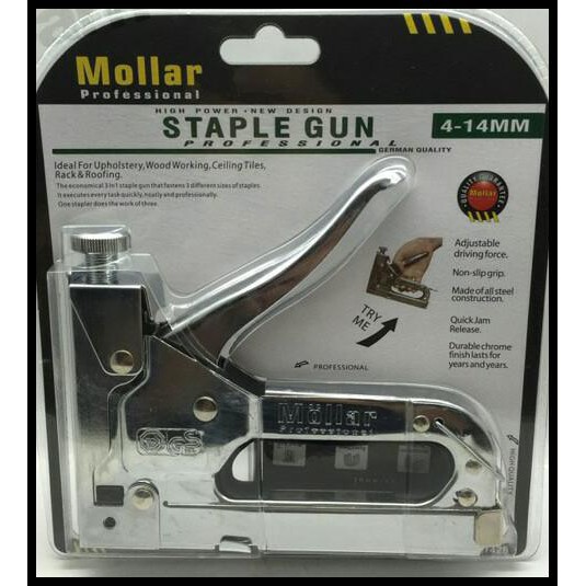 

Staple Staples Steples Gun Tembak 3In1 Bonus Isi 3 Model Mollar