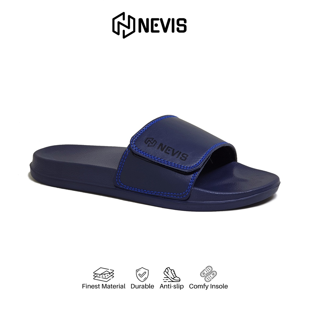 Sandal Slide Pria Original Nevis - Sendal Selop Slip On Terbaru Keren - NVS 20