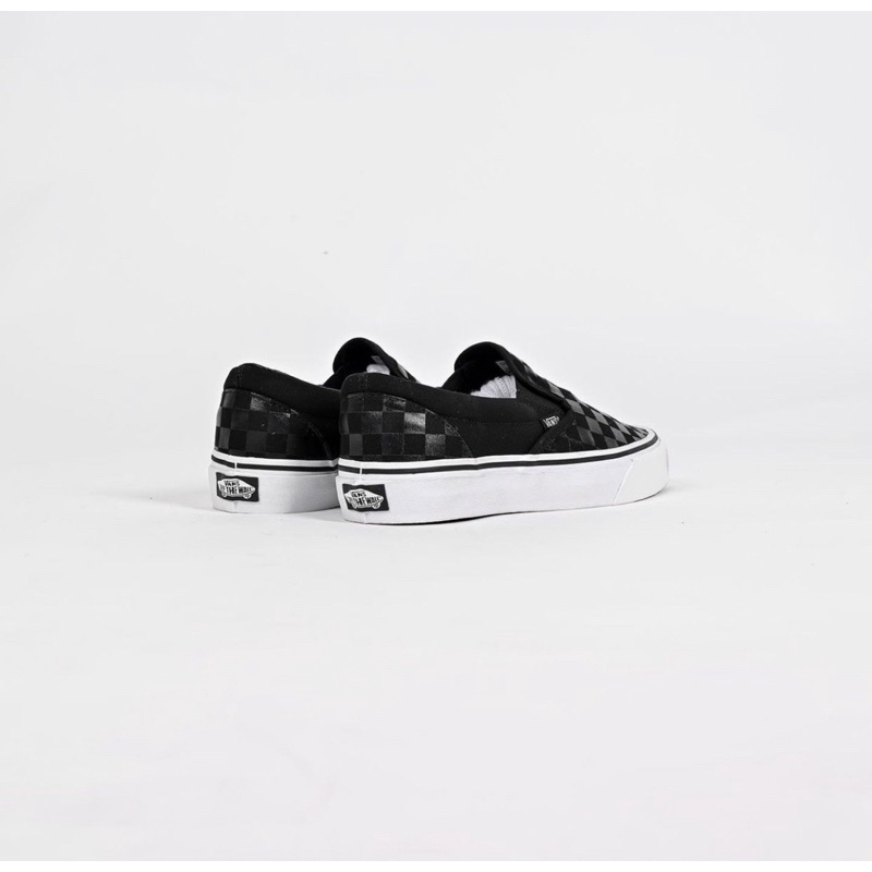 V4ns Slip On Checkerboard Classic Black Black