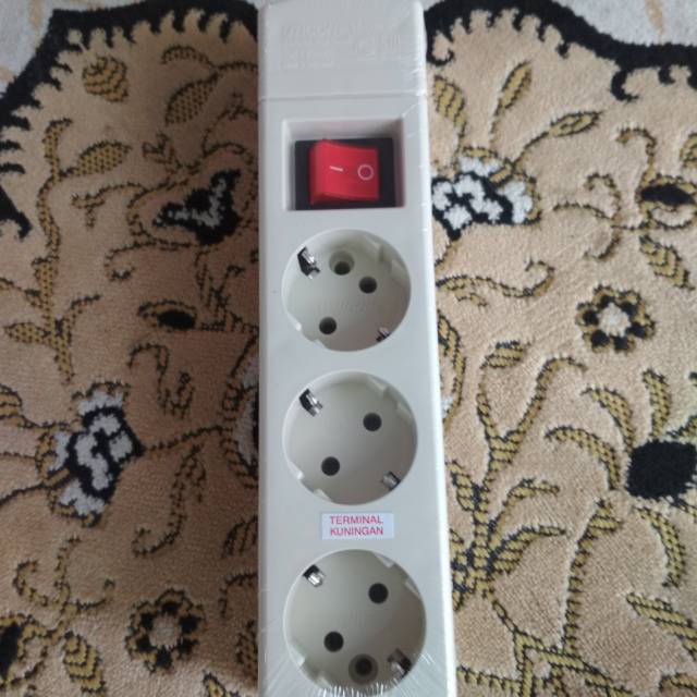 stop kontak OB 3 lubang UTICON stop kontak saklar on off SNI TANPA KABEL