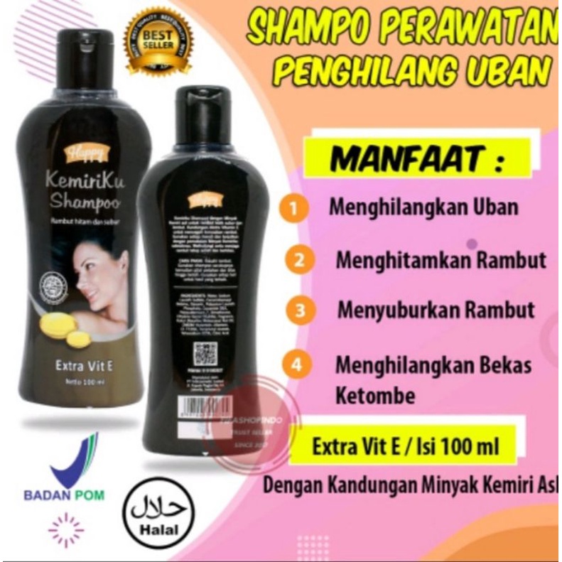 PROMO Kemiri shampo penghilang uban/shampo kemiri