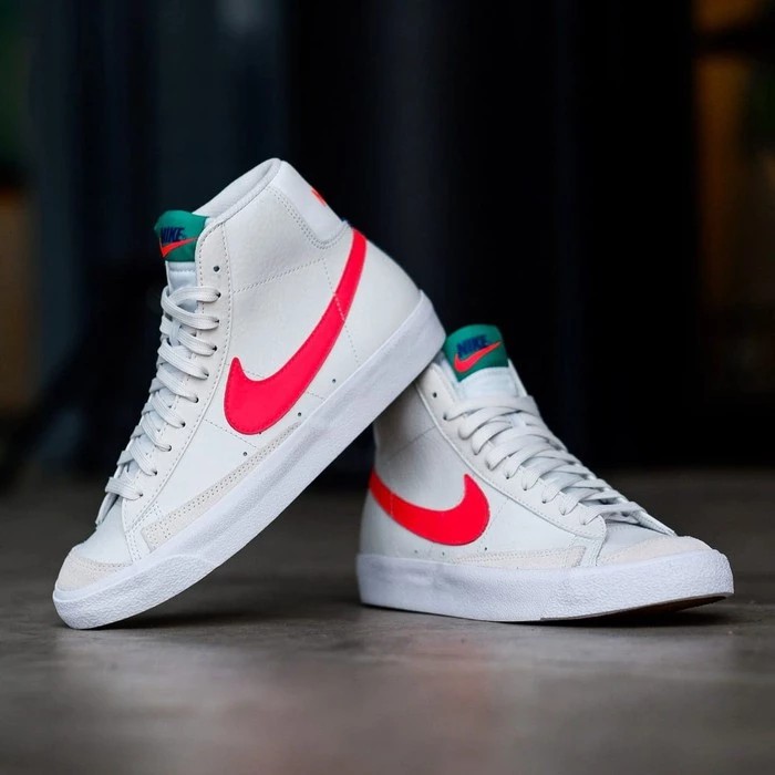 orange nike blazer mid