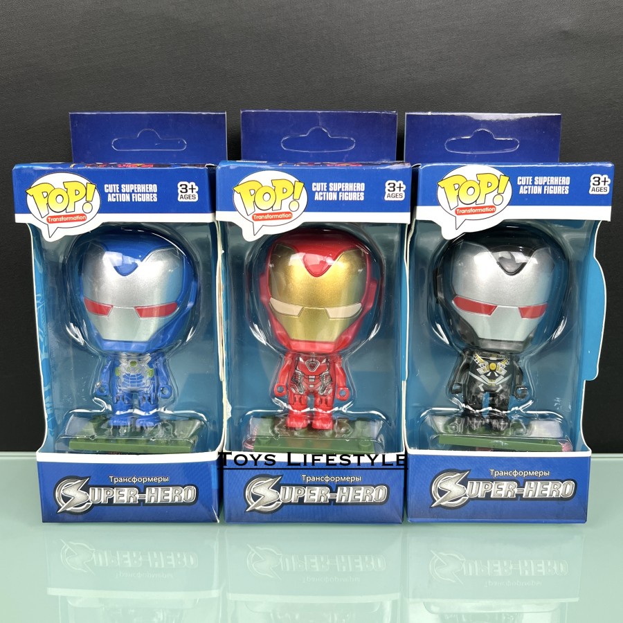 Pajangan Gantungan Deformation Iron Man Ironman Base