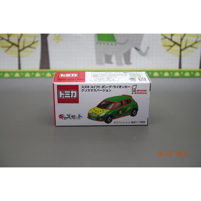 Tomica Mister Donut Suzuki Swift Hijau