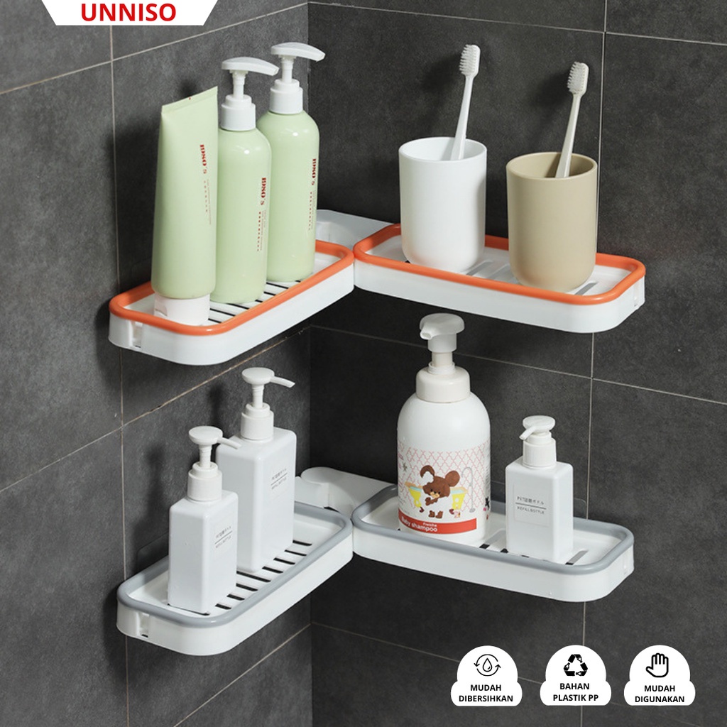 UNNISO - Rotating Shelf Rack Siku Kamar Mandi RSM1