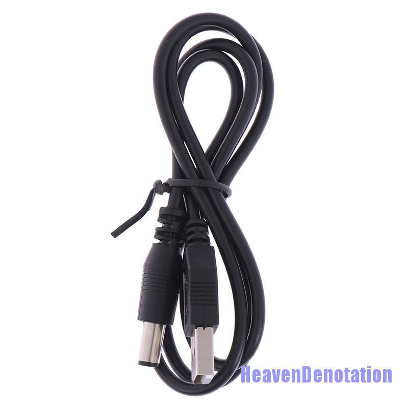 Hdn Kabel Charger Usb Ke Dc 5.5mm Plug Jack Untuk Mp3/Mp4 Player Hd