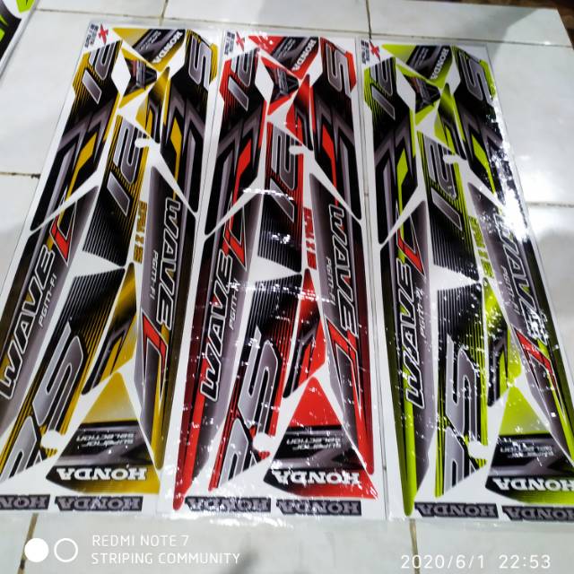 bis cod Striping variasi sticker lis supra x 125 supra x 2006-2012 supra x 125d supra x 125r karbu