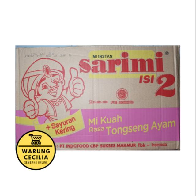 

Sarimi Isi 2 Mi Kuah Rasa Tongseng Ayam 1 Dus 24 Pcs - MIE INSTAN