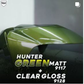 Cat Pilox Diton Premium 9117 Hunter Green Matt 400cc Hijau Army Gelap