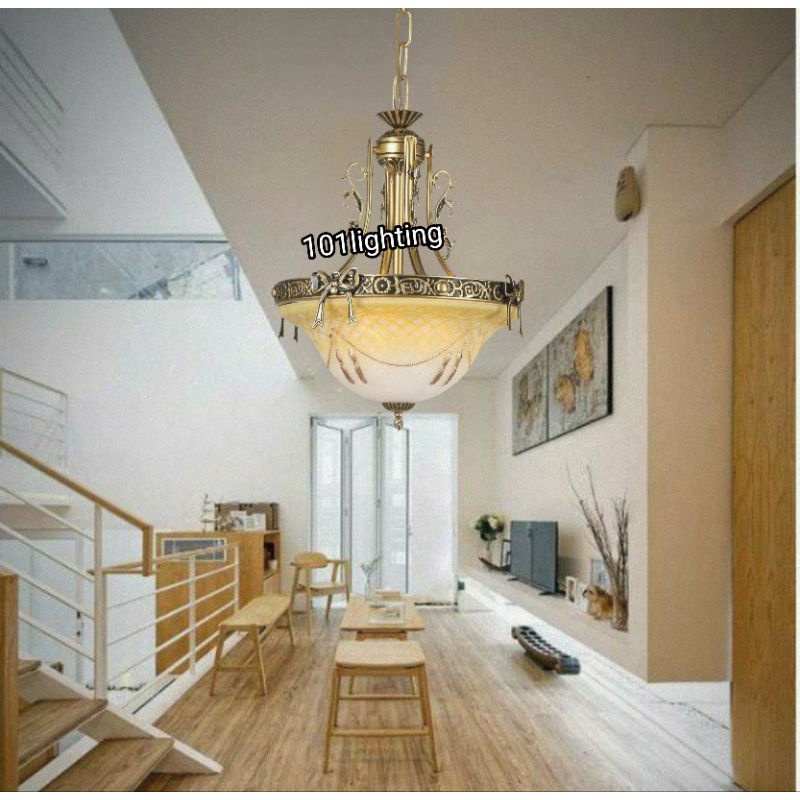 Lampu G Gantung Teras Balkon Klasik 25181400 Original High Quality Drip5588