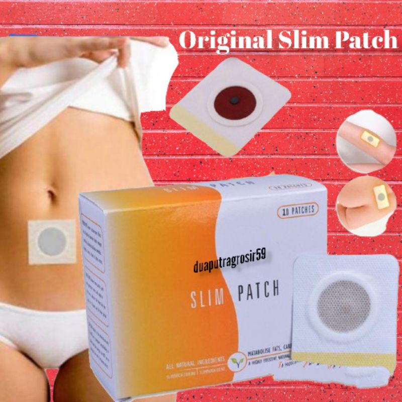 [10 Biji] Slim Patch Koyok Pelangsing Ori / Slim Patch Koyo Pelangsing Herbal / Koyok Pelangsing Det