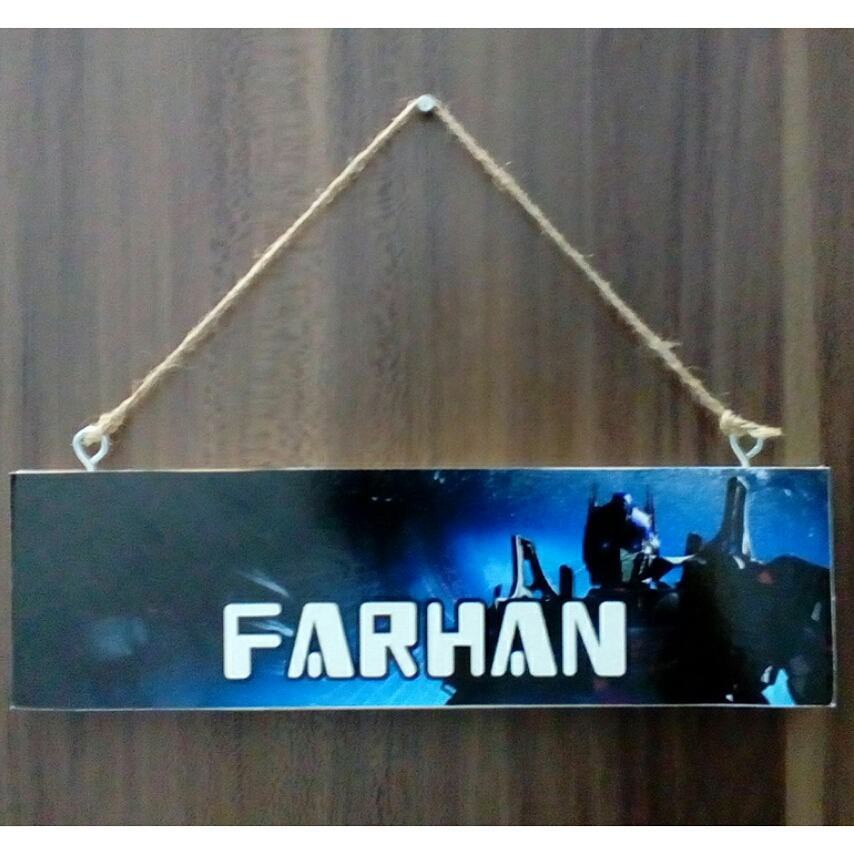 

Papan Nama Kamar