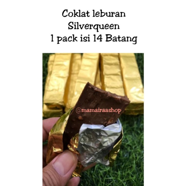 Coklat leburan Silverqueen