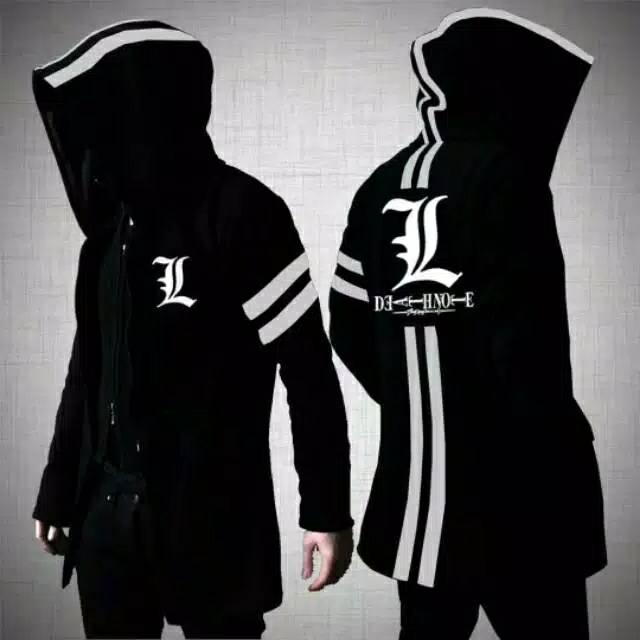 Jubah anime death note kira hoodie