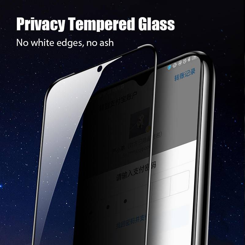 Pelindung Layar Tempered Glass Anti spy Untuk OPPO F11 K1 K3 K5 K7 K7X K9 K9s R17 Pro R11 R11s R15 F7 A3 R15X R9 R9s Plus