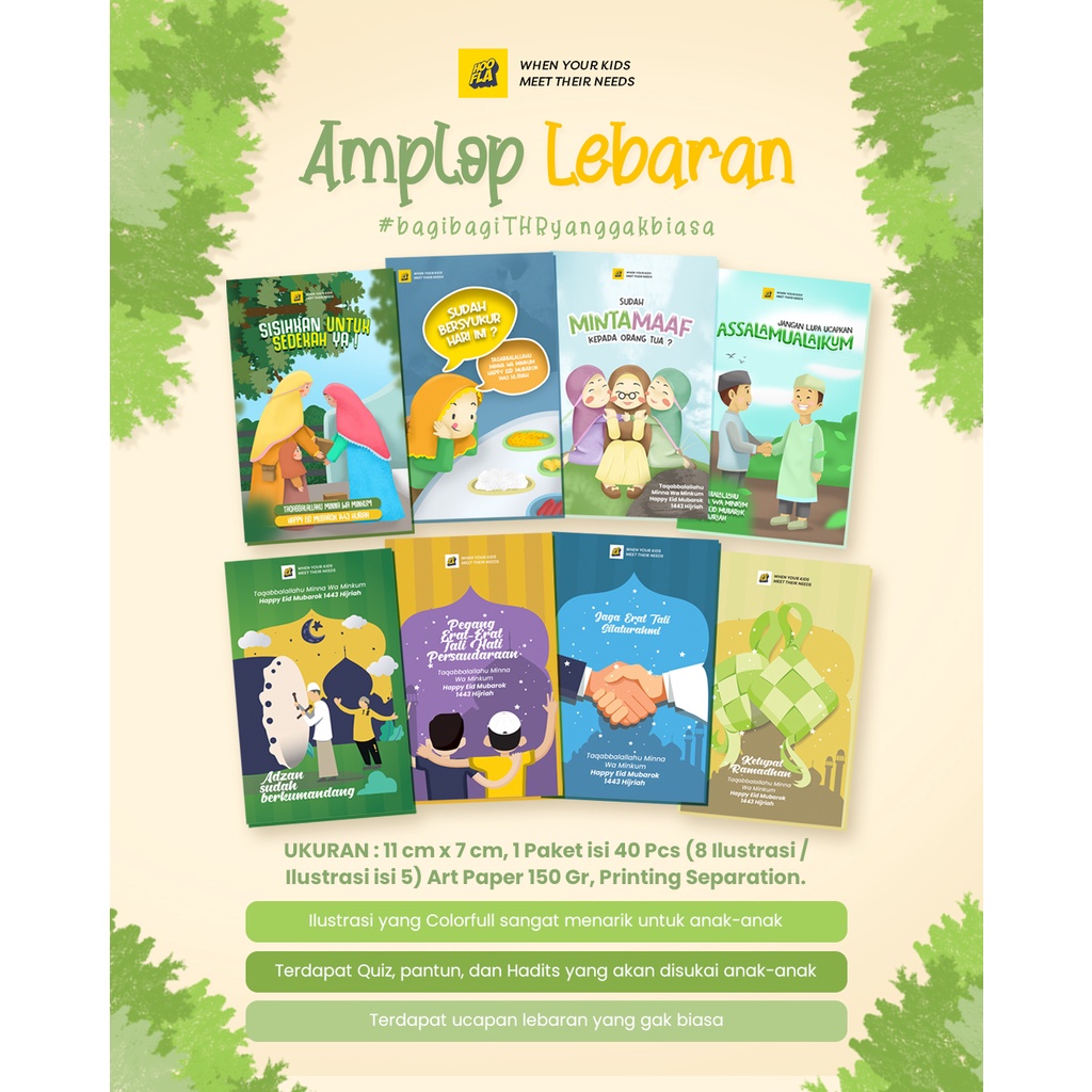 

Amplop Lebaran / Amplop Bagi Bagi THR - Amplop Hari Raya Idhul Fitri