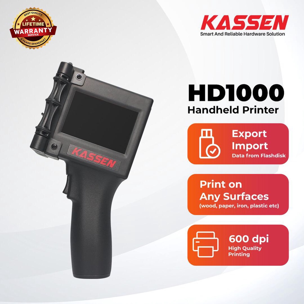 Smart Printer Kassen HD1000 / HD-1000 Portable Handheld Inject Printer