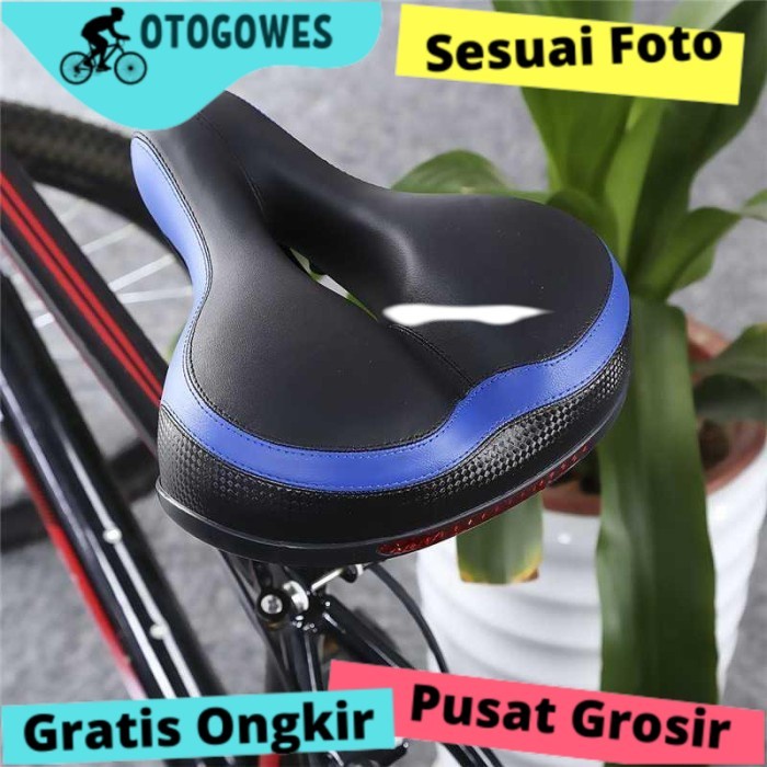 Sadel Sepeda MTB Gunung Lipat Polygon MTB Empuk Besar Shock Absorber