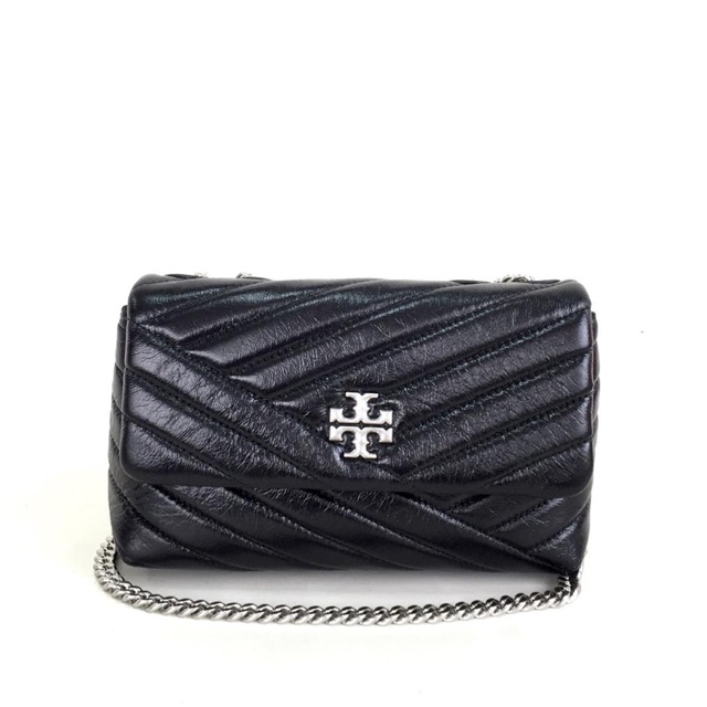 TB Kira Chevron Small Distreesed Shoulder Bag