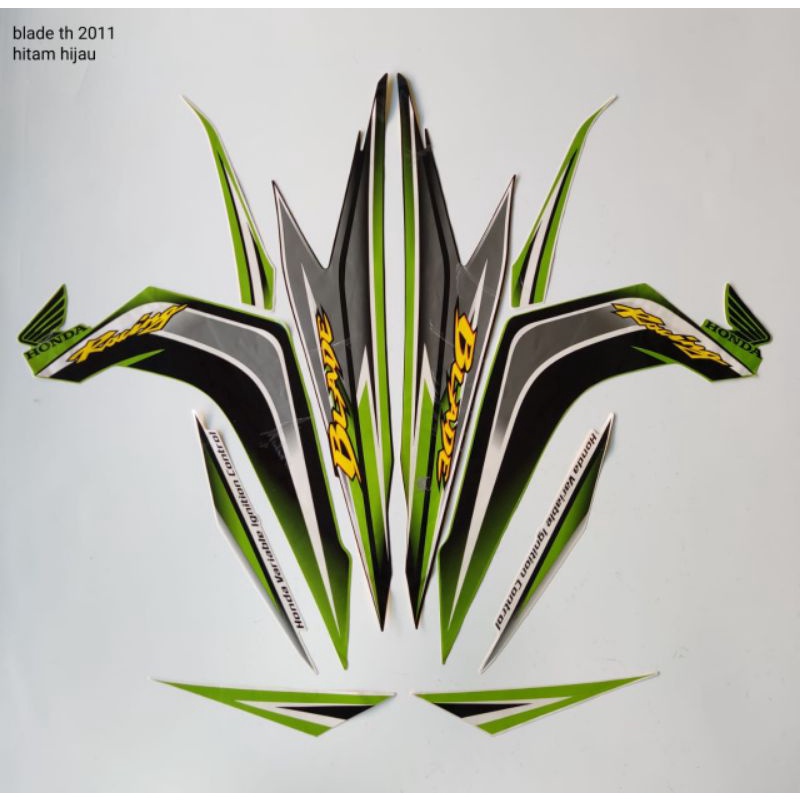 STRIPING BLADE 2011 HIJAU BERKUALITAS
