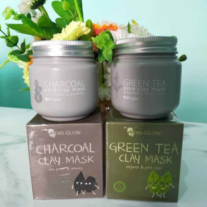 Clay mask / masker wajah MS Glow