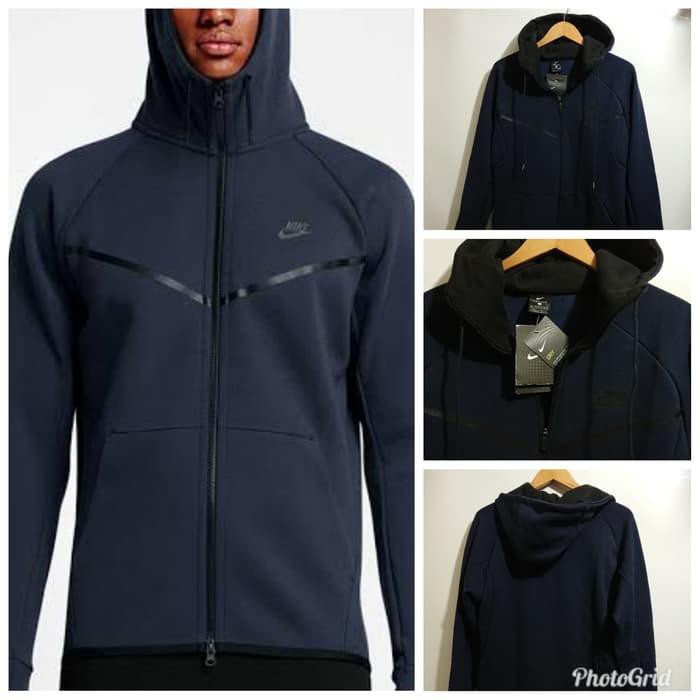 nike tech hoodie navy