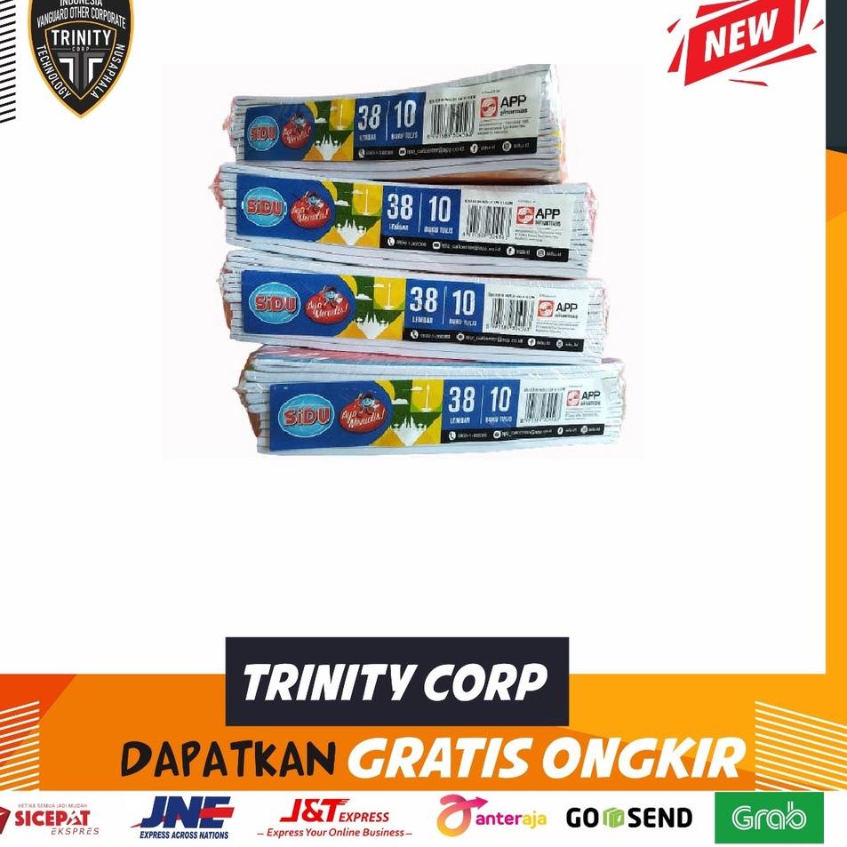 

Special Price.. BUKU TULIS SIDU 38 LEMBAR 1 PACK ISI 10 BUKU
