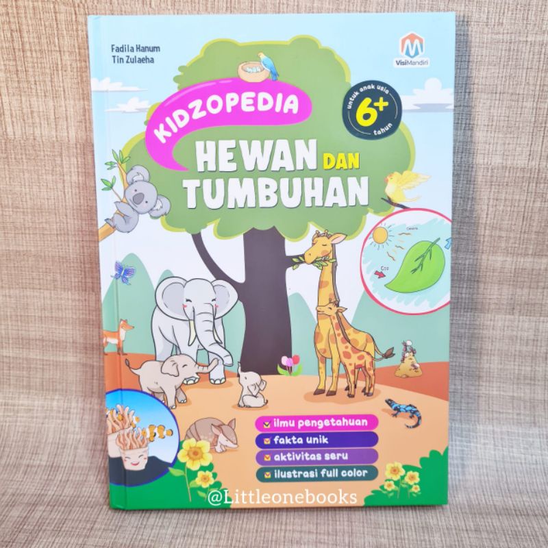 Kidzopedia hewan dan tumbuhan / ensiklopedia anak / buku pengetahuan anak TK SD / buku sains