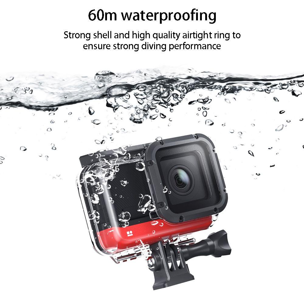 POPULAR Populer Untuk Insta360Kualitas Tinggi Aksesoris Kamera Renang Shell Pelindung Untuk Insta360