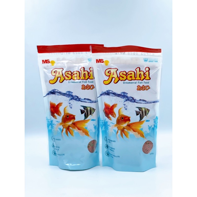 PELET IKAN KOKI KOMET MURAH ASAHI 100 GRAM