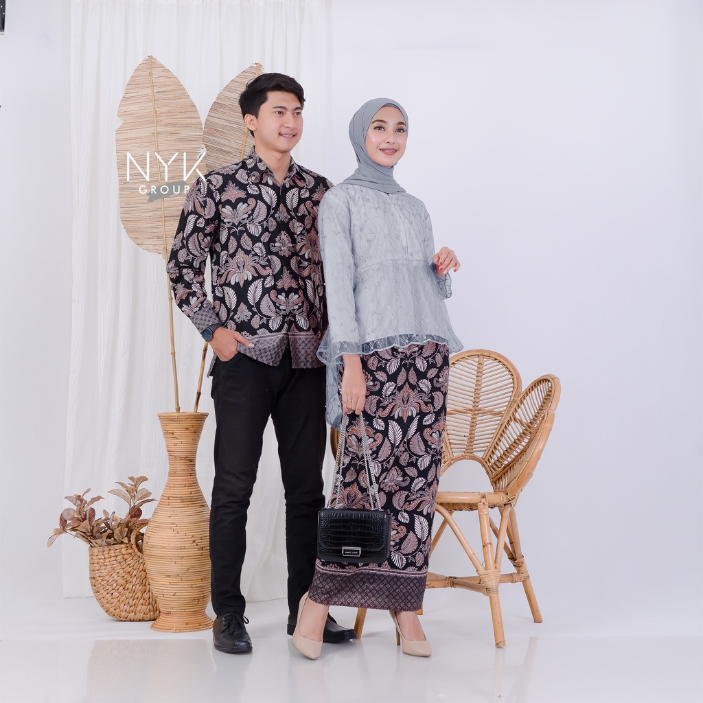 NYK BATIK - BATIK COUPLE GLORIA TULLE PINGUIN BUSUI