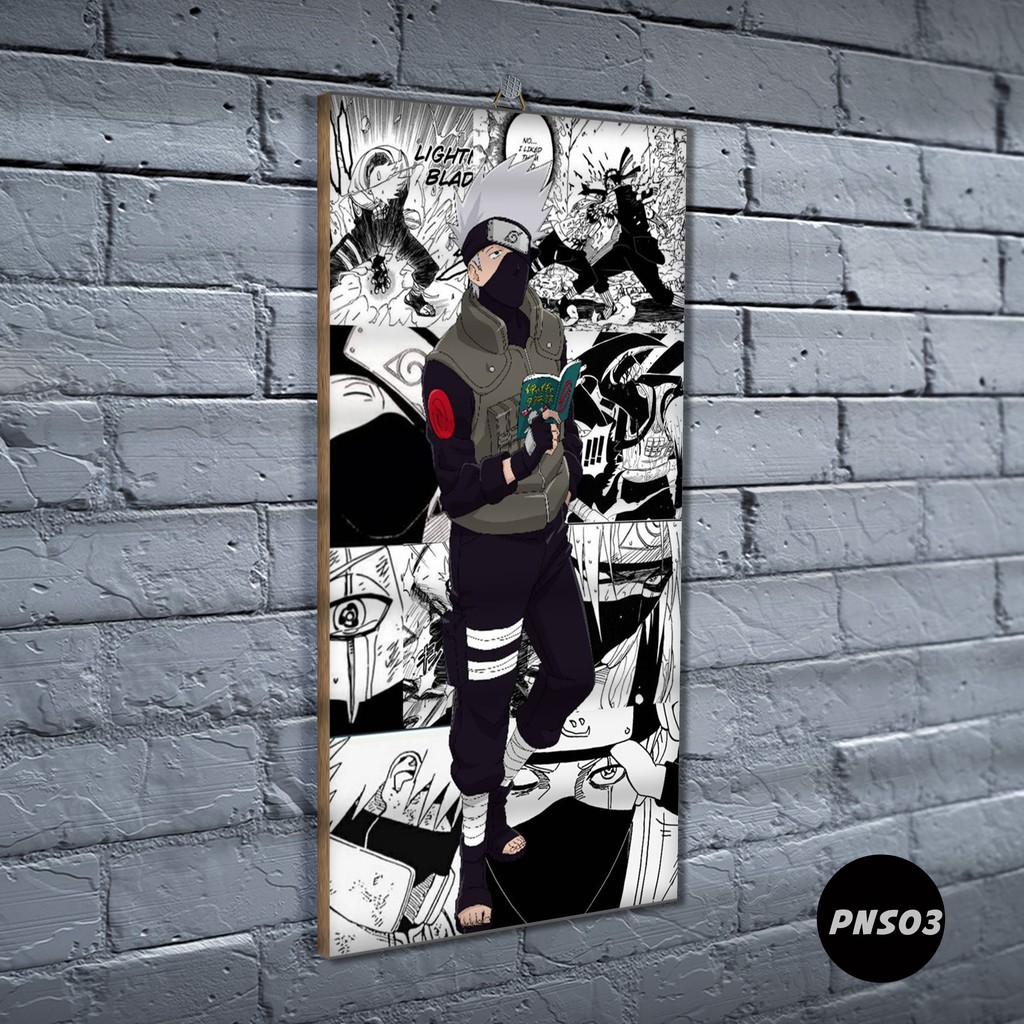 Poster Kayu Naruto / Dekorasi Rumah /Poster murah/ Anime / desain / 2021 / gambar / PNS-PNS03