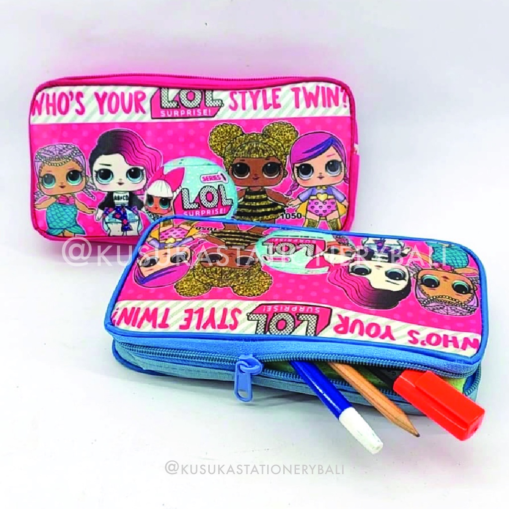 

TEMPAT PENSIL SLETING MOTIF LOL 1050
