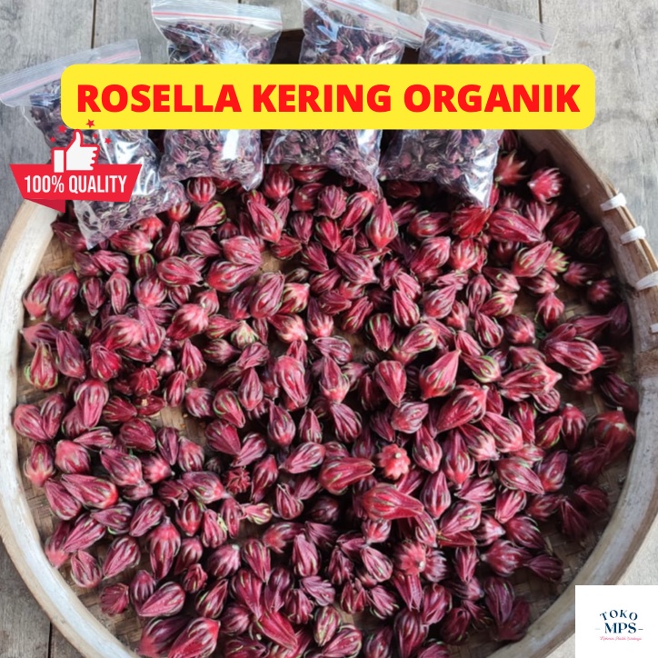 

Bunga Rosela Kering Organik 50 gr