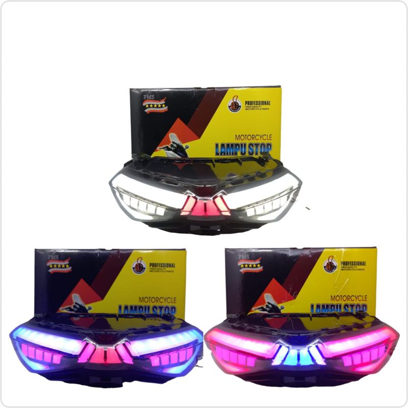 LAMPU STOPLAMP 3IN1 NMAX NEW STOPLAMP NMAX NEW STOPLAMP RGB XENOS NMAX NEW