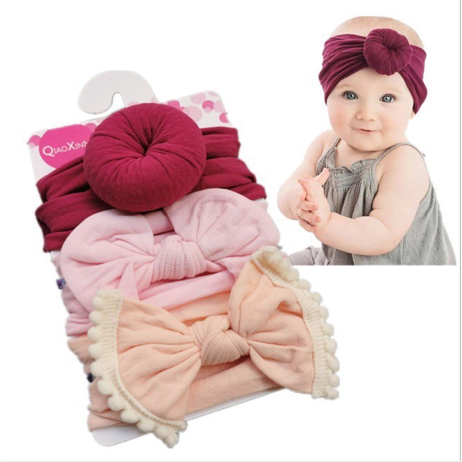 plazababyku BANDANA DONUTS Bando Bayi / Headwrap / Headband Bayi