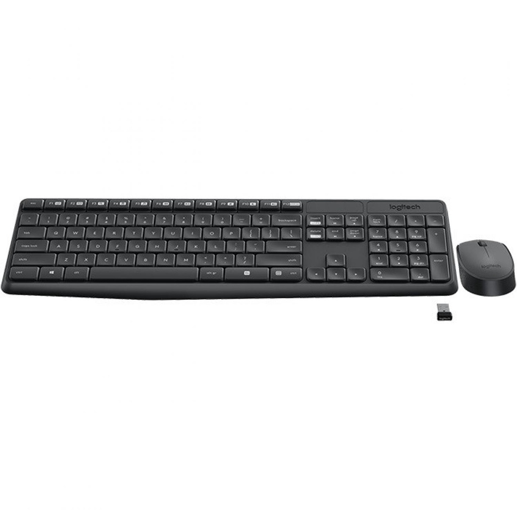 IDN TECH - Logitech Wireless Keyboard with Mouse Combo - MK235