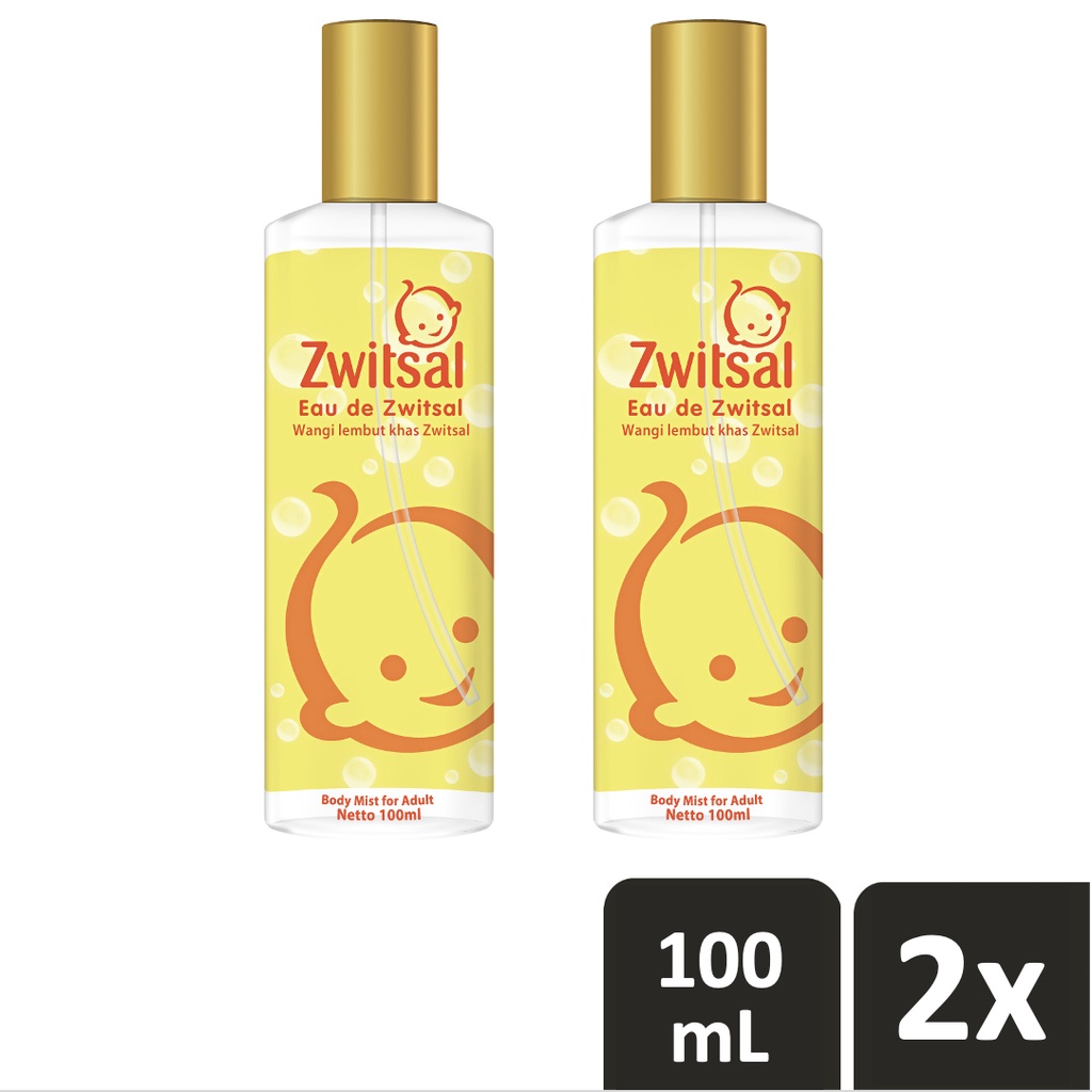 Jual Zwitsal Parfum Eau De Toilette Spray Wangi Lembut Khas Zwitsal 100Mlx2 | Shopee