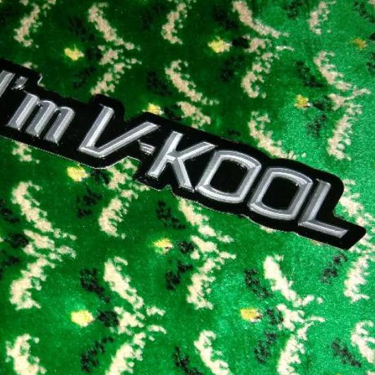 Flash Sale (hin-713) Sticker Kaca Mobil Timbul Im VKool Vkool V Kool Stiker Bkn Llumar Huper Optik