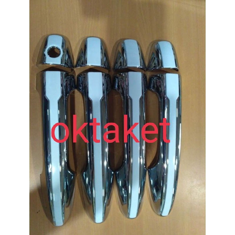 cover handle all new innova 2016 2018 2021 chrome list putih