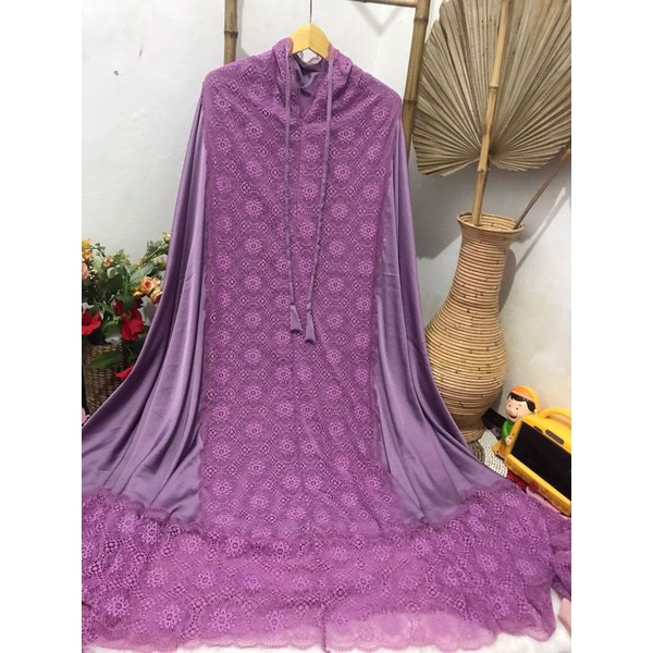 mukena Armani silk premium/mukena mewah