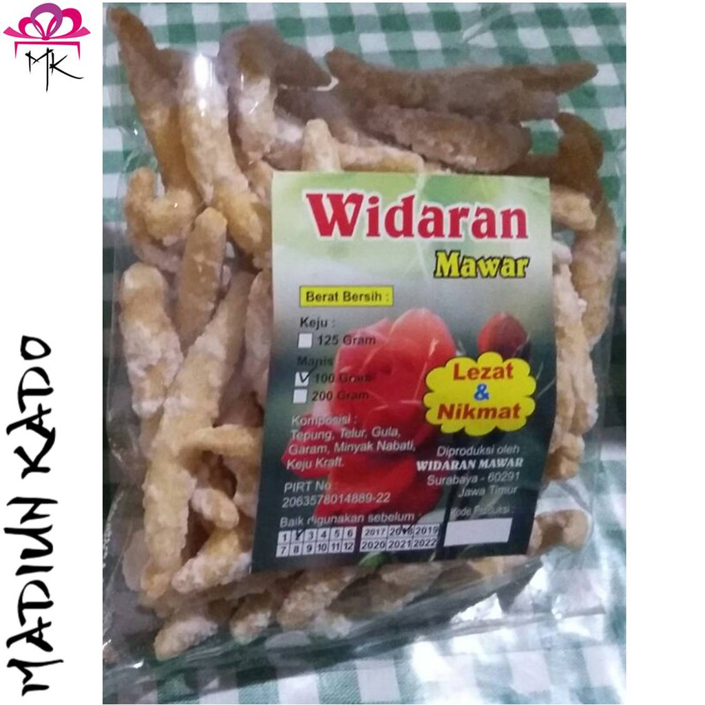 

Bidaran Manis Kue Gabus Widaran Manis 100 gr