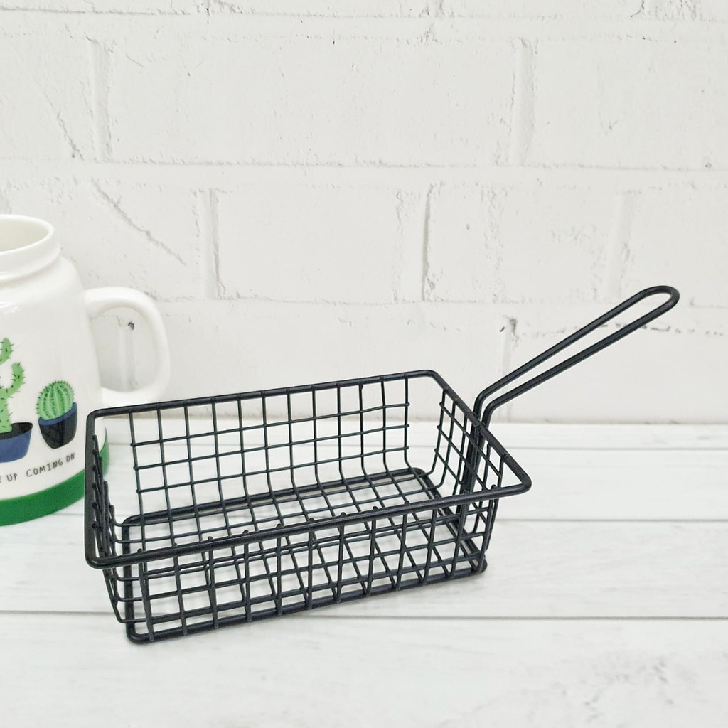 FRENCH FRIES BASKET KERANJANG SAJI KENTANG GORENG MINI